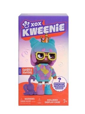 XOX Kweenie Quirky Kweens Mystery Figurine with Display Case